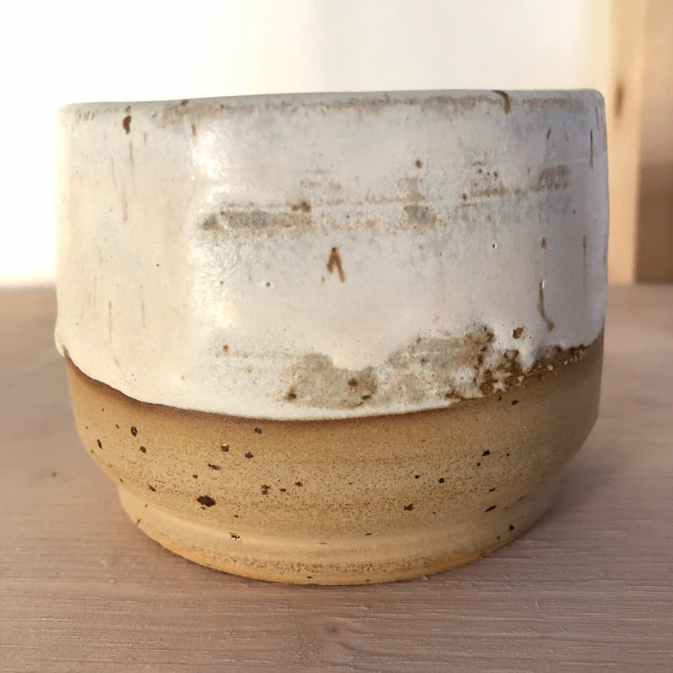 Straight White Vase