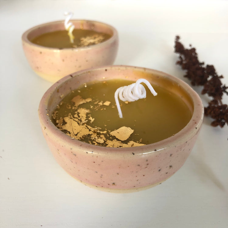 Beeswax candle
